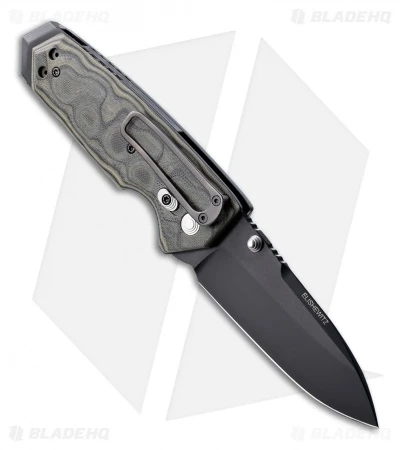 Hogue Knives EX02 Knife Spear Point Green G-Mascus (3.75" Black) 34258 2 Hogue Knives EX02 Knife Spear Point Green G-Mascus (3.75" Black) 34258 - Image 2