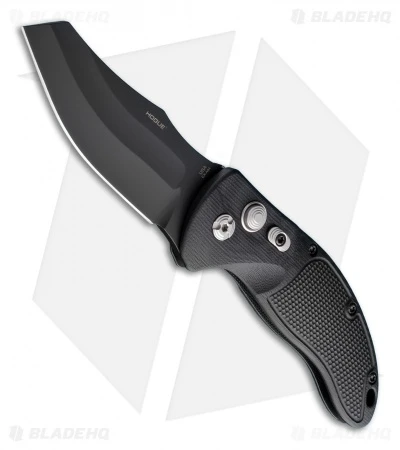 Hogue Knives EX04 Automatic Knife Black G-10 (3.5" Wharncliffe) 34420 1 Hogue Knives EX04 Automatic Knife Black G-10 (3.5" Wharncliffe) 34420