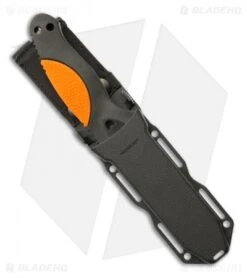 Hogue Knives EX-F02 Clip Point Fixed Blade Hunter Orange (4.5" Black) 35254 -Knives Shop BHQ 31685 03