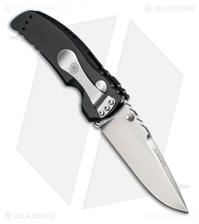 Hogue Knives EX01 Knife Black Aluminum Handle Drop Point (3.5" Tumble Plain) 2 Hogue Knives EX01 Knife Black Aluminum Handle Drop Point (3.5" Tumble Plain) - Image 2