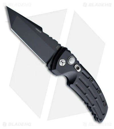 Hogue Knives EX-A01 Automatic Knife Tanto Black Aluminum (3.5" Black) 1 Hogue Knives EX-A01 Automatic Knife Tanto Black Aluminum (3.5" Black)