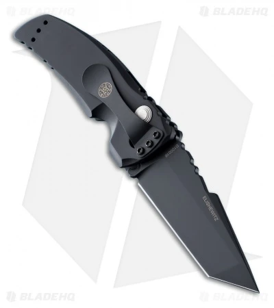 Hogue Knives EX-A01 Automatic Knife Tanto Black Aluminum (3.5" Black) 2 Hogue Knives EX-A01 Automatic Knife Tanto Black Aluminum (3.5" Black) - Image 2