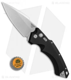 Hogue Knives EX-A05 Spear Point Automatic Knife Black (4" Stonewash) 34510 8 Hogue Knives EX-A05 Spear Point Automatic Knife Black (4" Stonewash) 34510 -Knives Shop Hogue Auto Black Spear Point plain BHQ 80665 er bottlecap