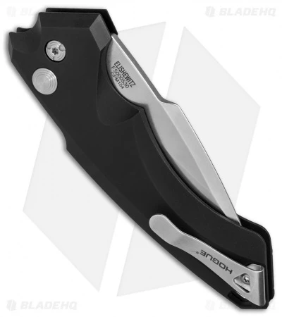 Hogue Knives EX-A05 Spear Point Automatic Knife Black (4" Stonewash) 34510 2 Hogue Knives EX-A05 Spear Point Automatic Knife Black (4" Stonewash) 34510 - Image 2
