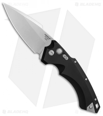 Hogue Knives EX-A05 Spear Point Automatic Knife Black (4" Stonewash) 34510 1 Hogue Knives EX-A05 Spear Point Automatic Knife Black (4" Stonewash) 34510