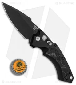 Hogue Knives EX-A05 Spear Point Automatic Knife Black G-Mascus (3.5" Black) 7 Hogue Knives EX-A05 Spear Point Automatic Knife Black G-Mascus (3.5" Black) -Knives Shop Hogue Auto Black spear point black blade BHQ 80673 er bottlecap