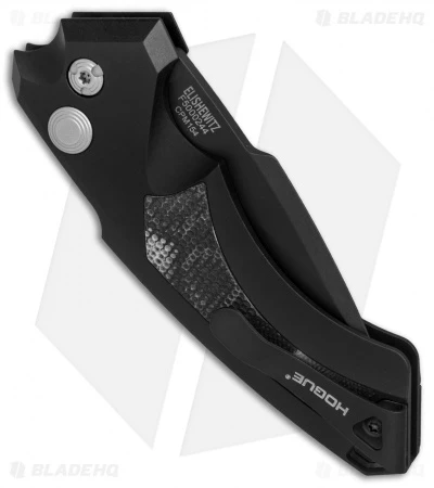 Hogue Knives EX-A05 Spear Point Automatic Knife Black G-Mascus (3.5" Black) 2 Hogue Knives EX-A05 Spear Point Automatic Knife Black G-Mascus (3.5" Black) - Image 2