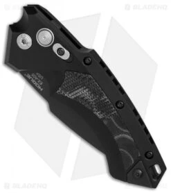 Hogue Knives EX-A05 Spear Point Automatic Knife Black G-Mascus (3.5" Black) 6 Hogue Knives EX-A05 Spear Point Automatic Knife Black G-Mascus (3.5" Black) -Knives Shop Hogue Auto Black spear point black blade BHQ 80673 er spine