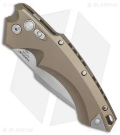 Hogue Knives EX-A05 Spear Point Automatic Knife FDE (4" Stonewash) 34514 7 Hogue Knives EX-A05 Spear Point Automatic Knife FDE (4" Stonewash) 34514 -Knives Shop Hogue Auto FDE Spear Point plain BHQ 80667 er spine