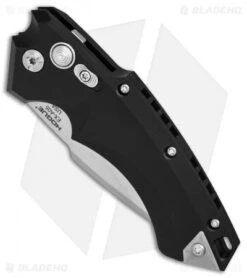 Hogue Knives EX-A05 Spear Point Automatic Knife Black (3.5" Stonewash) 34530 -Knives Shop Hogue Automatic Black spear point tumble BHQ 80668 er spine