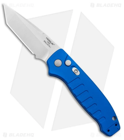 Hogue Ballista Tanto Automatic Knife Matte Blue (3.5" Tumbled) 64123 1 Hogue Ballista Tanto Automatic Knife Matte Blue (3.5" Tumbled) 64123
