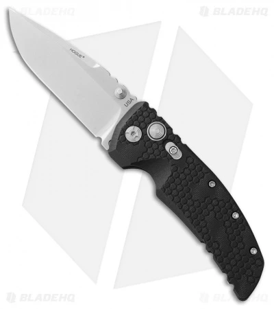 Hogue Knives EX-01 Drop Point Folding Knife Black G-10 (3.5" Stonewash) 34177 1 Hogue Knives EX-01 Drop Point Folding Knife Black G-10 (3.5" Stonewash) 34177