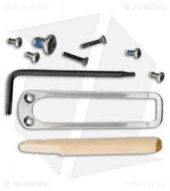 Hogue EX-02 3.3" & 3.75" Torx Screw And Pocket Clip Kit (Satin) 34284