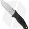 Hogue EX-F02 Clip Point Fixed Blade Black Polymer/Rubber (4.5" Stonewash) 35270