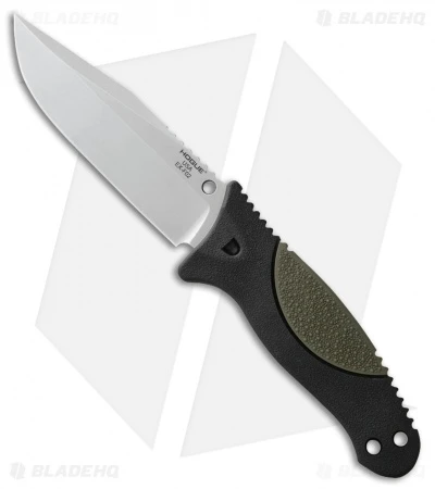 Hogue EX-F02 Clip Point Fixed Blade OD Green Polymer/Rubber (4.5" Stonewash) 1 Hogue EX-F02 Clip Point Fixed Blade OD Green Polymer/Rubber (4.5" Stonewash)