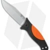 Hogue EX-F02 Clip Point Fixed Blade Orange Polymer/Rubber (4.5" Stonewash) 35274