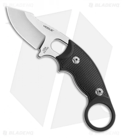 Hogue Knives EX-F03 Clip Point Karambit Knife Black G-10 (2.25" SW) 35339 1 Hogue Knives EX-F03 Clip Point Karambit Knife Black G-10 (2.25" SW) 35339
