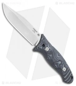 Hogue EX-F02 Clip Point Fixed Blade Black/Gray G10 (4.5" Stonewash) 35279