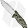 Hogue EX-F02 Clip Point Fixed Blade Black/Green G-10 (4.5" Stonewash)