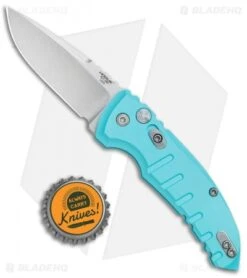Hogue Knives A01 Microswitch Automatic Knife Aqua Blue (2.6" Stonewash) 24113 7 Hogue Knives A01 Microswitch Automatic Knife Aqua Blue (2.6" Stonewash) 24113 -Knives Shop Hogue Knives A01 Microswitch Auto Aqua Blue SW 24113 BHQ 78508 jr bottlecap