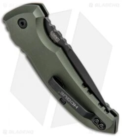 Hogue Knives A01 Microswitch Automatic Knife OD Green (2.6" Black) 24111 6 Hogue Knives A01 Microswitch Automatic Knife OD Green (2.6" Black) 24111 -Knives Shop Hogue Knives A01 Microswitch Auto OD Green Black 24111 BHQ 95382 jr side