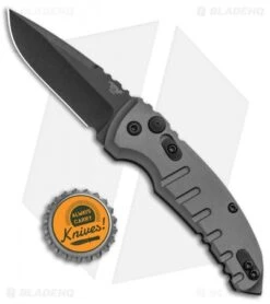 Hogue Knives A01 Microswitch Automatic Knife Gray (2.6" Black) 24114 -Knives Shop Hogue Knives A01 Microswitch Gray Black 24114 BHQ 94203 jr bottlecap