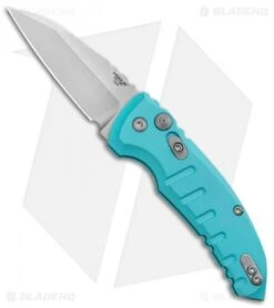 Hogue Knives A01 Microswitch Wharncliffe Automatic Knife Aqua (2.6" SW) 24103