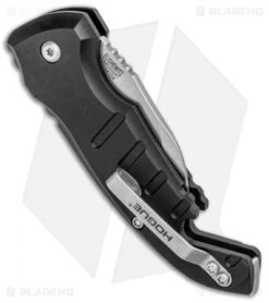 Hogue Knives CA Legal A01 Microswitch Wharncliffe Auto Knife Black (1.8" SW) 6 Hogue Knives CA Legal A01 Microswitch Wharncliffe Auto Knife Black (1.8" SW) -Knives Shop Hogue Knives CA Legal A01 Microswitch Auto Black SW 24140 BHQ 81357 jr side