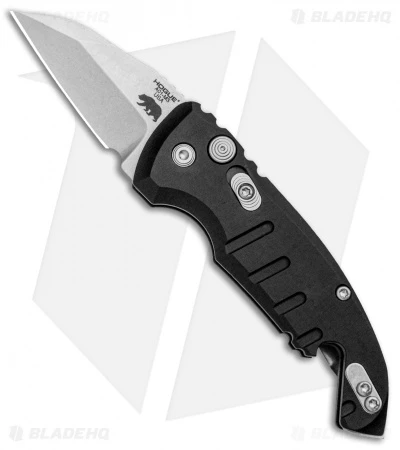 Hogue Knives CA Legal A01 Microswitch Wharncliffe Auto Knife Black (1.8" SW) 1 Hogue Knives CA Legal A01 Microswitch Wharncliffe Auto Knife Black (1.8" SW)