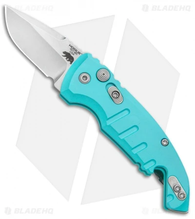 Hogue Knives CA Legal A01 Microswitch Automatic Knife Teal (1.8" Stonewash) 1 Hogue Knives CA Legal A01 Microswitch Automatic Knife Teal (1.8" Stonewash)