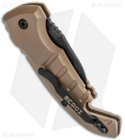 Hogue Knives CA Legal A01 Microswitch Wharncliffe Auto Knife FDE (1.8" Black) 6 Hogue Knives CA Legal A01 Microswitch Wharncliffe Auto Knife FDE (1.8" Black) -Knives Shop Hogue Knives CA Legal A01 Microswitch Wharncliffe FDE Black BHQ 79826 jr side