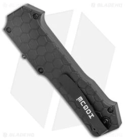 Hogue Knives Compound OTF Auto Knife Clip Point Black W/ Tritium (3.5" Black) 6 Hogue Knives Compound OTF Auto Knife Clip Point Black W/ Tritium (3.5" Black) -Knives Shop Hogue Knives Compound OTF Auto CP Black Black BHQ 139562 jr side