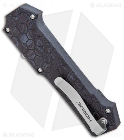 Hogue Knives Compound OTF Clip Point Automatic Knife Black (3.5" SW) 34039 3 Hogue Knives Compound OTF Clip Point Automatic Knife Black (3.5" SW) 34039 - Image 3