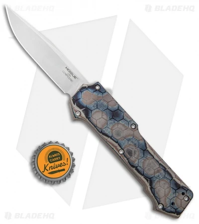 Hogue Knives Compound OTF Clip Point Automatic Knife Earth Brown (3.5" SW) 34037 4 Hogue Knives Compound OTF Clip Point Automatic Knife Earth Brown (3.5" SW) 34037 - Image 4