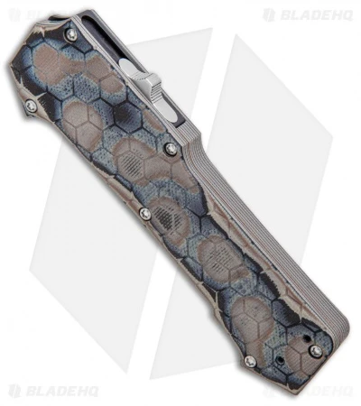 Hogue Knives Compound OTF Clip Point Automatic Knife Earth Brown (3.5" SW) 34037 2 Hogue Knives Compound OTF Clip Point Automatic Knife Earth Brown (3.5" SW) 34037 - Image 2