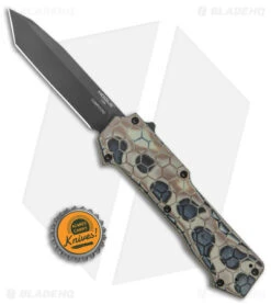 Hogue Knives Compound Tanto OTF Automatic Knife Dark Earth G-Mascus (3.5" Black) 7 Hogue Knives Compound Tanto OTF Automatic Knife Dark Earth G-Mascus (3.5" Black) -Knives Shop Hogue Knives Compound OTF Tanto Auto Dark Earth G Mascus Black BHQ 93912 jr bottlecap