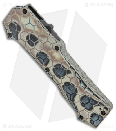 Hogue Knives Compound Tanto OTF Automatic Knife Dark Earth G-Mascus (3.5" Black) 2 Hogue Knives Compound Tanto OTF Automatic Knife Dark Earth G-Mascus (3.5" Black) - Image 2