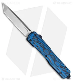 Hogue Knives Counterstrike OTF Auto Knife Blue Lava G-10 Tanto (3.5" Tumbled)