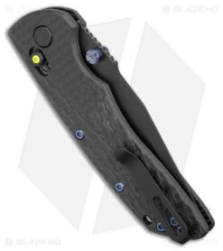 Hogue Knives Deka Clip Point Knife Black Carbon Fiber (3.25" Black DLC 20CV) 6 Hogue Knives Deka Clip Point Knife Black Carbon Fiber (3.25" Black DLC 20CV) -Knives Shop Hogue Knives Deka CP CF Black BHQ 176981 jr side