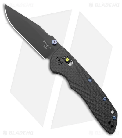 Hogue Knives Deka Clip Point Knife Black Carbon Fiber (3.25" Black DLC 20CV) 1 Hogue Knives Deka Clip Point Knife Black Carbon Fiber (3.25" Black DLC 20CV)