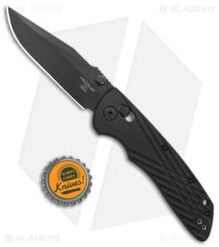 Hogue Knives Deka Clip Point Pocket Knife Black G-10 (3.25" Black 20CV) 7 Hogue Knives Deka Clip Point Pocket Knife Black G-10 (3.25" Black 20CV) -Knives Shop Hogue Knives Deka Folding DP Black G 10 Black 24276 BHQ 102925 jr bottlecap