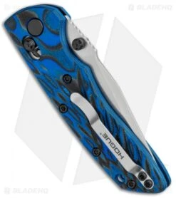 Hogue Knives Deka Clip Point Pocket Knife Blue Lava G-Mascus (3.25" SW 20CV) -Knives Shop Hogue Knives Deka Folding DP Blue Lava G Mascus Tumble 24273 BHQ 102920 jr side