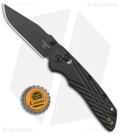 Hogue Knives Deka MagnaCut Clip Point Knife Black Polymer (3.25" Cerakote) -Knives Shop Hogue Knives Deka MagnaCut CP Black Polymer Black BHQ 140228 jr bottlecap