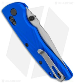 Hogue Knives Deka MagnaCut Clip Point Knife Blue Polymer (3.25" Stonewash) 6 Hogue Knives Deka MagnaCut Clip Point Knife Blue Polymer (3.25" Stonewash) -Knives Shop Hogue Knives Deka MagnaCut CP Blue Polymer SW BHQ 140227 jr side