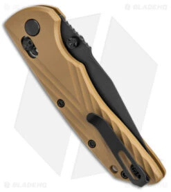 Hogue Knives Deka MagnaCut Clip Point Knife FDE Tan Polymer (3.25" Cerakote) 6 Hogue Knives Deka MagnaCut Clip Point Knife FDE Tan Polymer (3.25" Cerakote) -Knives Shop Hogue Knives Deka MagnaCut CP FDE Tan Polymer Black BHQ 140229 jr side