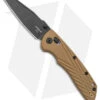 Hogue Knives Deka MagnaCut Wharncliffe Knife FDE Tan Polymer (3.25" Cerakote)