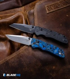 Hogue Knives Deka Clip Point Pocket Knife Blue Lava G-Mascus (3.25" SW 20CV) -Knives Shop Hogue Knives Deka Modified Wharncliffe Knife Black G10 Black BHQ 102930 kp bag web