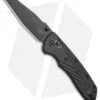 Hogue Knives Deka Wharncliffe Pocket Knife Black G-10 (3.25" Black 20CV)