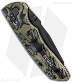 Hogue Knives Deka Wharncliffe Pocket Knife Green G-Mascus (3.25" Black 20CV) -Knives Shop Hogue Knives Deka Modified Wharncliffe Knife Green G Mascus Black BHQ 102928 kp back