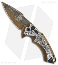 Hogue Knives/Outlaw Ordnance/Manspot X5 Flipper Knife (3.5" Bronze) Exclusive